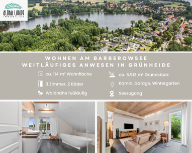 Einfamilienhaus zum Kauf 1.350.000 € 3 Zimmer 114 m² 6.315 m² Grundstück Kagel Grünheide (Mark) 15537