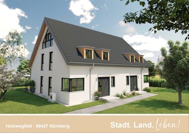 Doppelhaushälfte zum Kauf 763.800 € 4 Zimmer 112,7 m² 292 m² Grundstück frei ab 01.12.2025 Holzwegfeld Buch Nürnberg 90427
