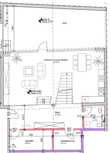 Wohnung zur Miete 800 € 3 Zimmer 141 m² frei ab sofort Pläterstraße Stadtmitte Rostock 18055