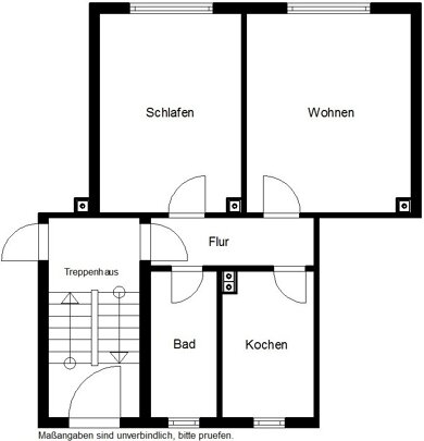 Wohnung zur Miete 298 € 2 Zimmer 50,5 m² EG frei ab 01.04.2025 Am Kloster 17 Himmelgarten Nordhausen 99734