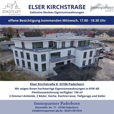 Wohnung zum Kauf provisionsfrei 435.900 € 3 Zimmer 92,7 m² EG Elser Kirchstraße 10a Elsen Paderborn 33106