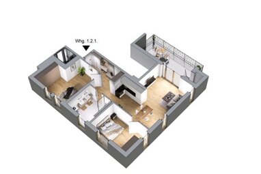 Wohnung zum Kauf Provisionsfrei 583.136 € 3 Zimmer 91,1 m² 2. Geschoss Hauptstraße 31 Alt-Wiblingen Ulm 89079