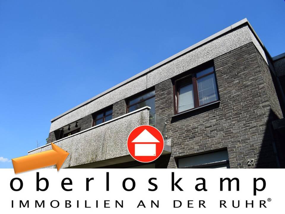 Wohnen am Fuße des Adlerhorst! Großzügige 2 bis 3-Zimmer-Eigentumswohnung mit Balkon, Aufzug und TG-Stellplatz in Mülheim Speldorf