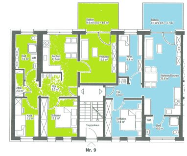 Wohnung zur Miete 500 € 3 Zimmer 58 m² Erdgeschoss Auf dem Steinberg 9 Ballenstedt Ballenstedt 06493
