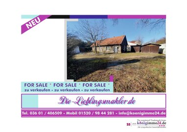 Bungalow zum Kauf 75.000 € 3 Zimmer 85 m² 610 m² Grundstück Mühlhausen Mühlhausen/Thüringen 99974