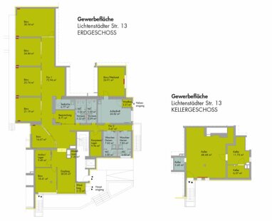 Büro-/Praxisfläche zur Miete Provisionsfrei 2.953 € 8 Zimmer 381,7 m² Bürofläche teilbar ab 381,7 m² Lichtenstädter Str. 13 Zirndorf Zirndorf 90513