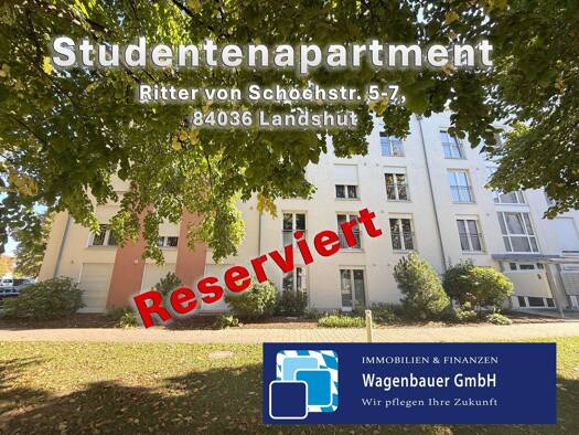 Wohnung zum Kauf als Kapitalanlage geeignet 105.000 € 20,5 m² Ritter-von-Schoch-Straße 5 Schönbrunn Landshut 84036