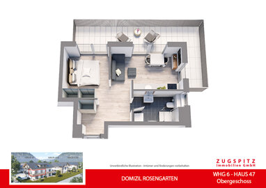 Wohnung zum Kauf 497.000 € 2 Zimmer 44,3 m² 1. Geschoss Garmisch Garmisch-Partenkirchen 82467