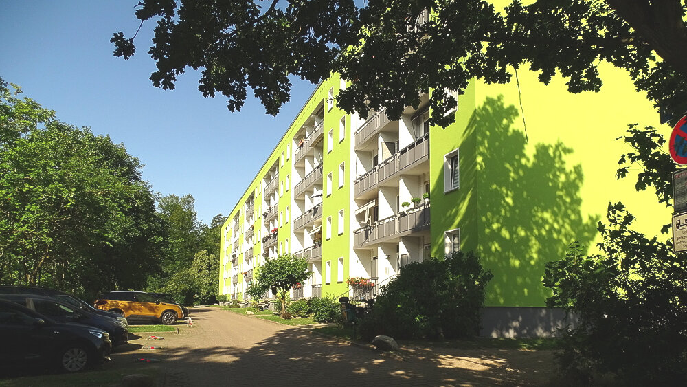 Wohnung zur Miete 358 € 3 Zimmer 57,3 m²<br/>Wohnfläche Erdgeschoss<br/>Geschoss Kantstraße 24 Mueßer Holz Schwerin 19063
