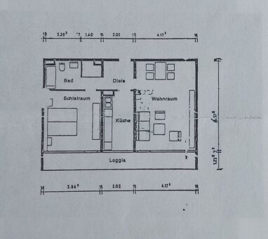 Wohnung zum Kauf Provisionsfrei 179.000 € 2 Zimmer 71 m² 4. Geschoss Ulmenweg Niederpleis Sankt Augustin 53757