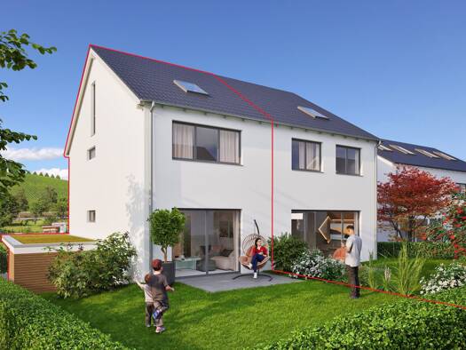 Doppelhaushälfte zum Kauf - Neubau provisionsfrei 599.000 € 3 Zimmer 120 m² 200 m² Grundstück Wettengärtle 9 Bermatingen 88697