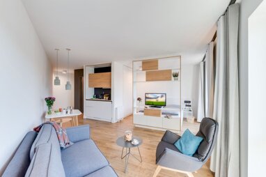 Wohnung zur Miete Wohnen auf Zeit 2.528 € 1 Zimmer 37 m² frei ab 22.07.2024 Treskowallee Oberschöneweide Berlin 10318