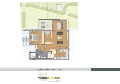 Wohnung zum Kauf Provisionsfrei 392.200 € 2,5 Zimmer 71,3 m² Mähringer Weg Ulm 89075