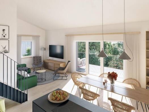 Wohnung zum Kauf - Neubau provisionsfrei 650.900 € 4 Zimmer 109 m² Tittmoninger Straße 52, 52a, 52b Laufen 83410