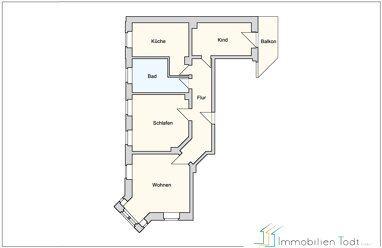 Apartment zur Miete 395 € 3 Zimmer 90,5 m² Dittesstr. 59 Neundorfer Vorstadt Plauen 08523