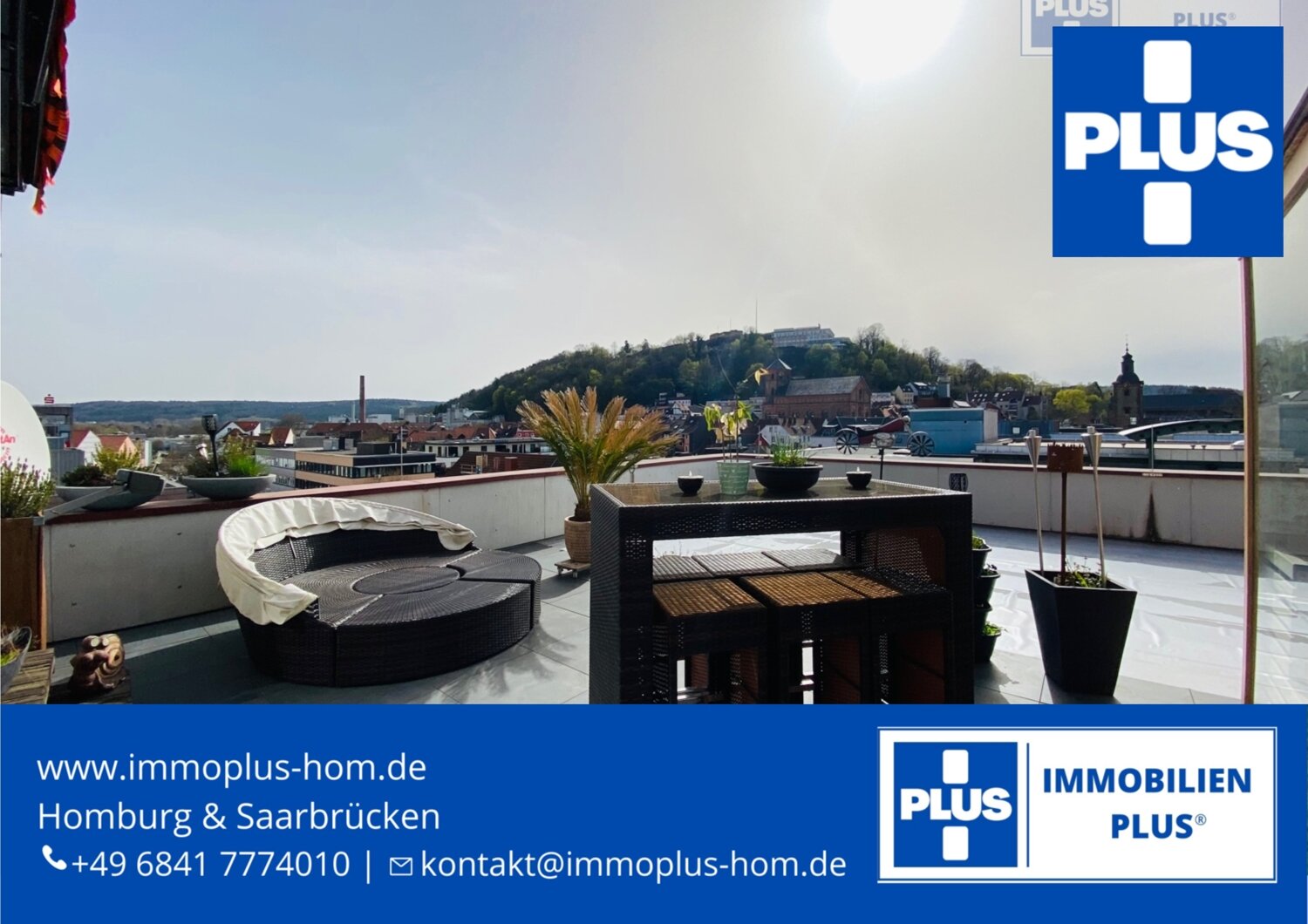 Penthouse zum Kauf 499.000 € 3 Zimmer 140 m²<br/>Wohnfläche 5.<br/>Geschoss Homburg Homburg 66424