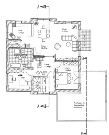 Wohnung zur Miete 1.050 € 3 Zimmer 118 m² 1. Geschoss Volkach Volkach 97332