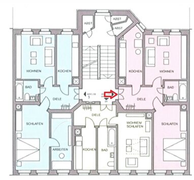 Wohnung zur Miete 460 € 2 Zimmer 52 m² 3. Geschoss Rinckartstraße 7 Altlindenau Leipzig 04177