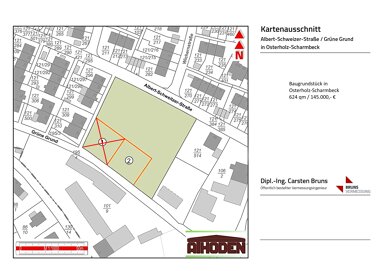 Grundstück zum Kauf provisionsfrei 145.000 € 624 m² Grundstück Grüne Grund Innenstadt Osterholz-Scharmbeck 27711