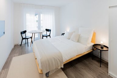 Wohnung zur Miete Wohnen auf Zeit 1.155 € 1 Zimmer 23,5 m² frei ab sofort Ostparkstraße 45a Ostend Frankfurt am Main 60385