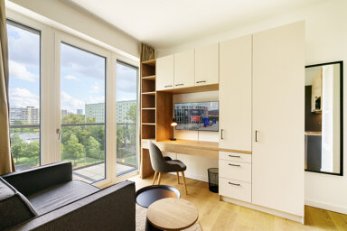 Wohnung zur Miete Wohnen auf Zeit 1.295 € 1 Zimmer 26 m² frei ab 01.07.2025 Platz der Vereinten Nationen 22 A Friedrichshain Berlin 10249