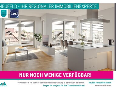 Wohnung zur Miete 1.585 € 2 Zimmer 94,2 m² 3. Geschoss Wartbergstraße 8/1 Nordstadt Heilbronn 74072