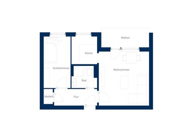 Wohnung zur Miete 370 € 1,5 Zimmer 40 m² 1. Geschoss Bad Segeberg 23795