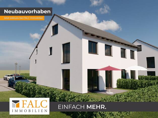 Doppelhaushälfte zum Kauf - Erstbezug 4 Zimmer 111 m² 139,6 m² Grundstück Schwerin, OT Wickendorf 19055