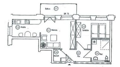 Wohnung zur Miete 350 € 2 Zimmer 56 m² Hilbersdorfer Straße 33 A Hilbersdorf 150 Chemnitz 09131