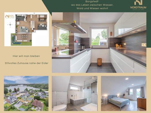 Einfamilienhaus zum Kauf 339.000 € 3 Zimmer 125,2 m² 584,3 m² Grundstück Borgstedt 24794