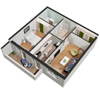 Wohnung zur Miete 615 € 2 Zimmer 51,8 m² Eggenfelden Eggenfelden 84307
