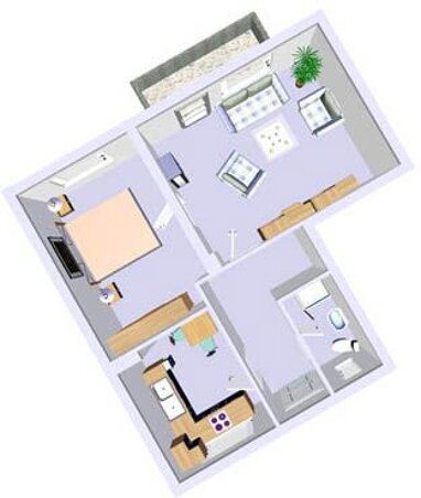 Wohnung zur Miete 510 € 2 Zimmer 50,2 m² frei ab 25.12.2024 Groenhoffweg 3 Holtenau Bezirk 1 Kiel 24159