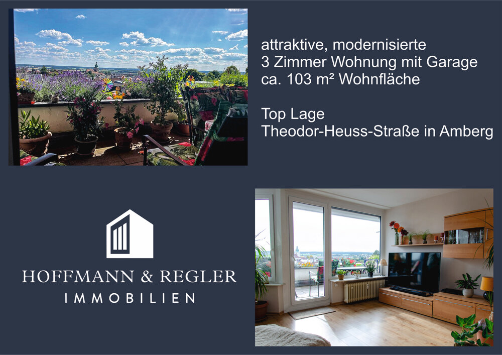 Wohnung zum Kauf 295.000 € 3 Zimmer 103,2 m² Erdgeschoss Mariahilfberg Amberg 92224