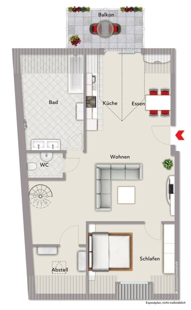 Wohnung zum Kauf 317.700 € 4 Zimmer 104,3 m² Dorfgütingen Feuchtwangen 91555