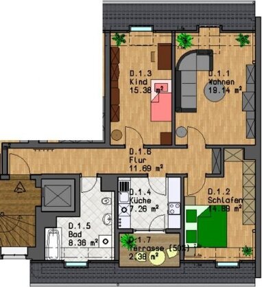 Wohnung zur Miete 900 € 3 Zimmer 79,1 m² 5. Geschoss Breitenfelder Straße 101 Gohlis - Mitte Leipzig 04157