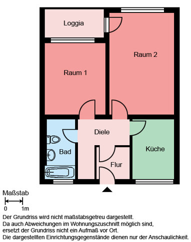 Wohnung zur Miete nur mit Wohnberechtigungsschein 302,53 € 2 Zimmer 61,9 m² 1. Geschoss frei ab 09.08.2024 Hombrucher Weg 75 Hombruch Iserlohn 58638