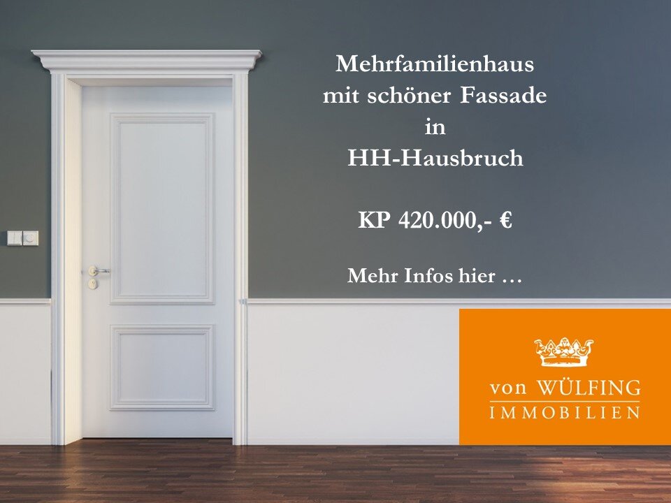 Mehrfamilienhaus zum Kauf 420.000 € 421 m²<br/>Grundstück Hausbruch Hamburg-Hausbruch 21147
