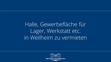 Lagerhalle zur Miete provisionsfrei 3.980 € 500 m² Lagerfläche Weilheim Weilheim in Oberbayern 82362