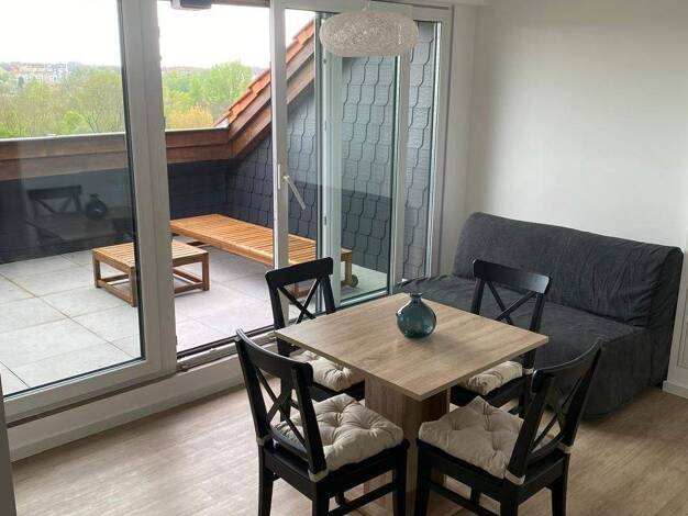 Studio zur Miete - Erstbezug 735 € 2 Zimmer 49 m² 4. Geschoss frei ab sofort Zweenfurther Str. 1 Sellerhausen-Stünz Leipzig 04318