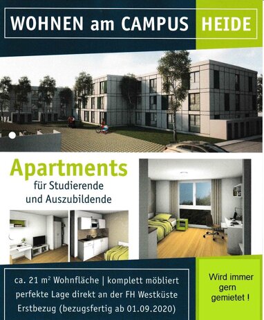 Wohnung zum Kauf 99.900 € 1 Zimmer 21 m² Heide Heide 25746