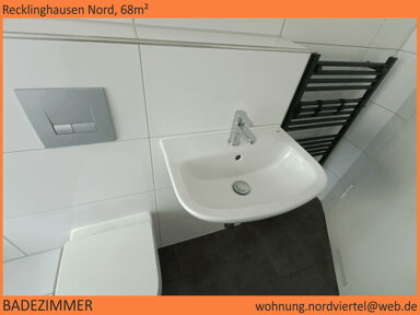 Wohnung zur Miete 530 € 2,5 Zimmer 68 m² 1. Geschoss Nordviertel Recklinghausen 45657