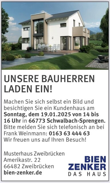 Einfamilienhaus zum Kauf 589.000 € 8 Zimmer 177 m² 430 m² Grundstück Nördl. Stadtgeb. - Hauptbhf-Bunker Hil Pirmasens 66955