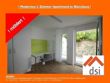 Apartment zur Miete 450 € 1 Zimmer 20,3 m² frei ab 01.10.2024 Am Schwarzenberg 13 Lindleinsmühle Würzburg 97078