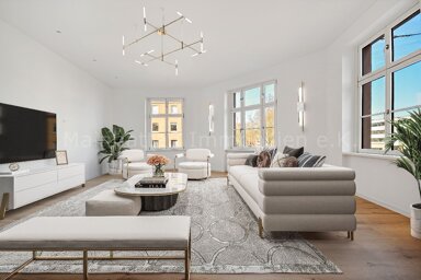 Wohnung zur Miete 2.400 € 3 Zimmer 120 m² 3. Geschoss Sachsenhausen - Nord Frankfurt 60594