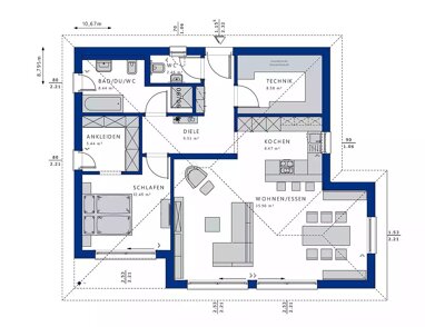 Haus zum Kauf 353.860 € 2,5 Zimmer 91 m² 363 m² Grundstück Dolgesheim 55278