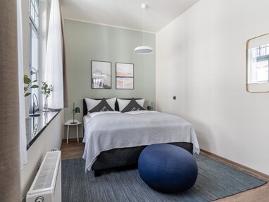 Wohnung zur Miete Wohnen auf Zeit 2.707 € 1 Zimmer 37 m² frei ab 15.06.2024 Ritterstraße Zentrum Leipzig 04109