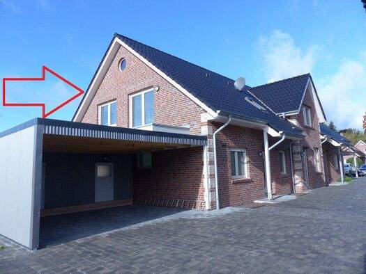 Wohnung zur Miete - Erstbezug 750 € 3 Zimmer 74,9 m² EG Steenfelde Westoverledingen / Flachsmeer 26810