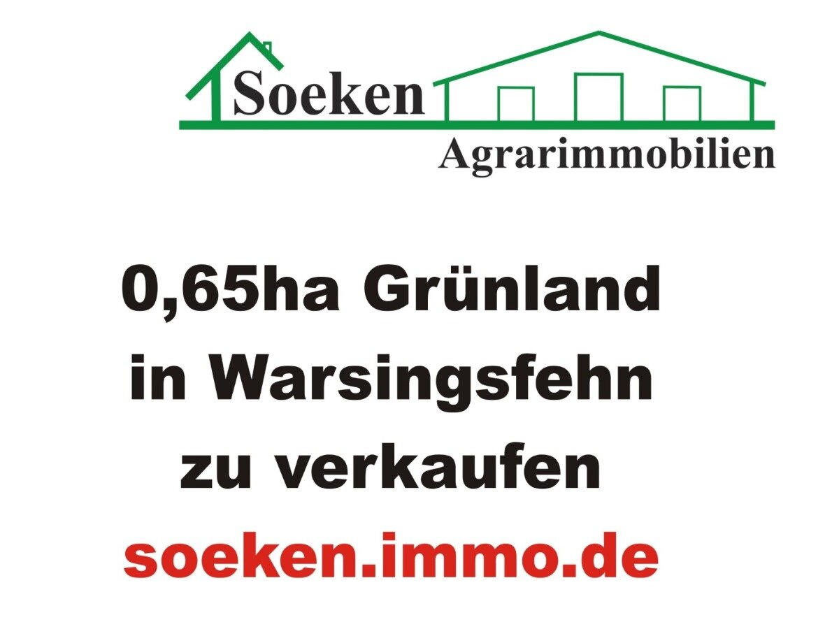 Land-/Forstwirtschaft zum Kauf 23.000 € 13.635 m²<br/>Grundstück Warsingsfehn Moormerland 26802