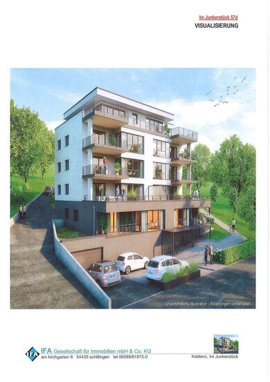 Wohnung zum Kauf provisionsfrei als Kapitalanlage geeignet 368.200 € 3 Zimmer 79,6 m² Im Junkersstück 57d Pfaffendorfer Höhe Koblenz 56076