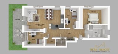 Wohnung zum Kauf 350.000 € 4 Zimmer 98 m² Erdgeschoss Faulbach Faulbach 97906